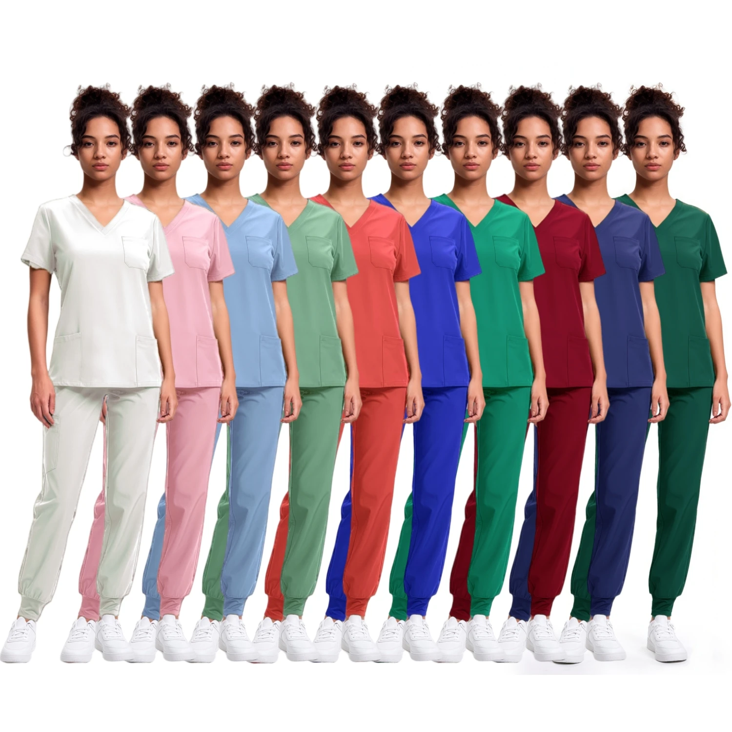 

Scrubs Women Beauty SPA Uniform Pet Clinic Store Veterinary Dentistry Work Clothes Set High-quality Medical Nurse Uniform Unisex