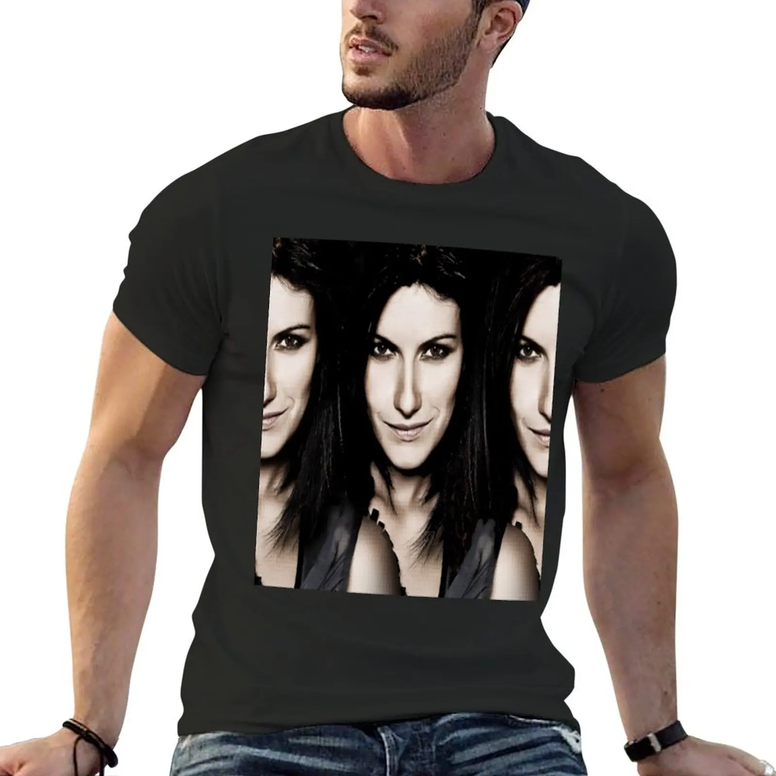 laura pausini Essential T-Shirt vintage graphic tee kawaii clothes customs design your own cotton t shirt men