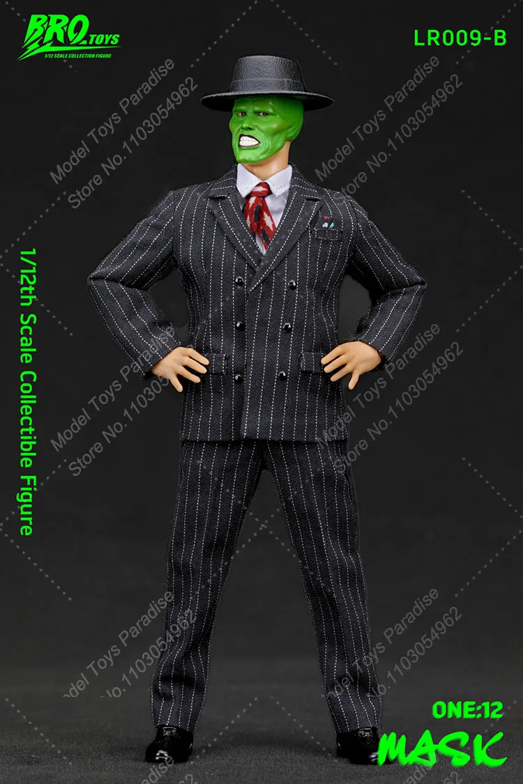 Originale BROTOYS LR009 1/12 Uomini Soldato La Maschera Jim Carrey Set Completo 6 pollici Action Figure Giocattoli Da Collezione Regali