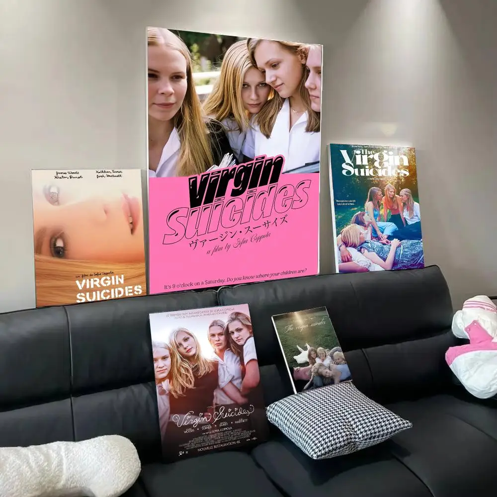 Movie The V-Virgin Suicides Poster Wall Art Poster Print Decorative Artwork for Bedroom Living Room Office Home Decoration