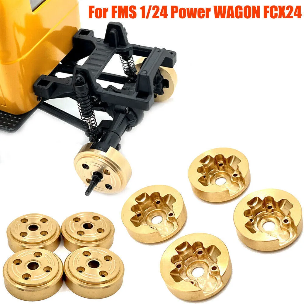 FMS xiao qi 1/24 FCX24 Metal weight upgrade Retrofit Remote Control door axle hub copper weight block upgrade upgrade Parts
