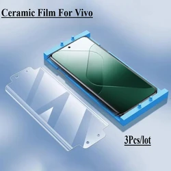 3Pcs Ceramics Soft Film For VIVO IQOO 12 11 10 9 8 5 Pro 13 Screen Protector Gadgets Accessories Glass Protections Protective