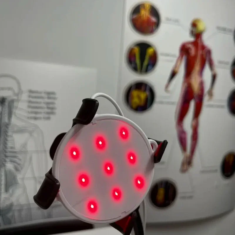 Appareil de thérapie à la lumière rouge LED, masseur de poignet, soins de santé, rond, proche, infrarouge, entorse du poignet, arthrite 650nm