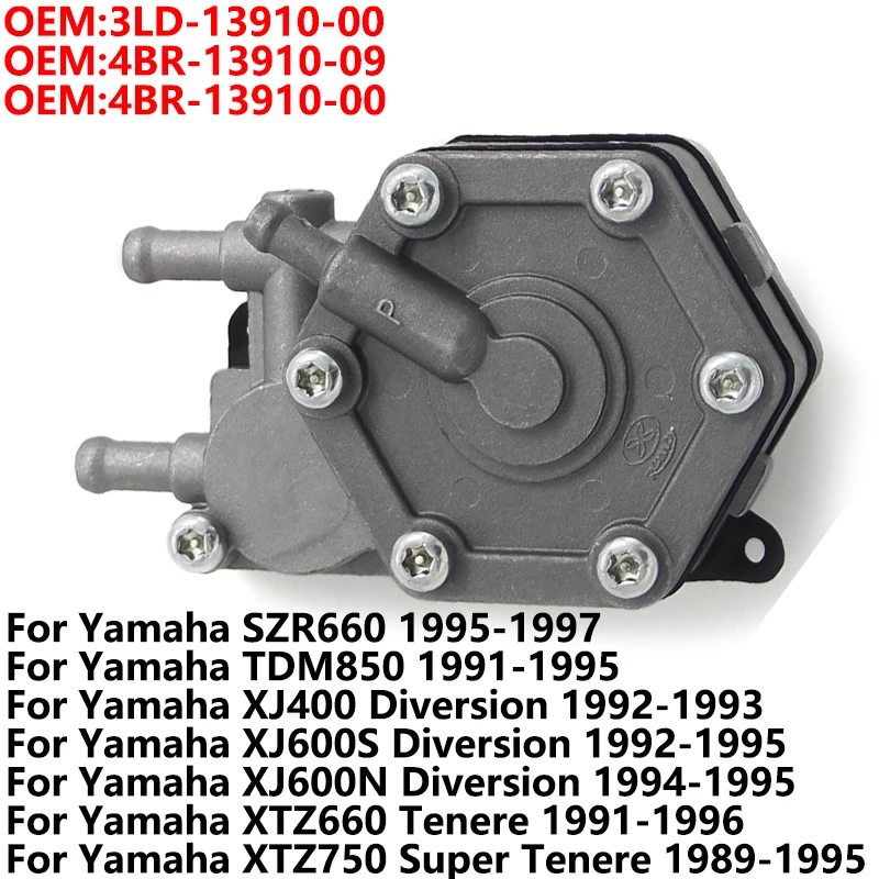 

Motorcycle Fuel Pump Assy For Yamaha SZR660 TDM850 XJ400 XJ600S XJ600N Diversion XTZ660 Tenere XTZ750 Super Tenere Accessories