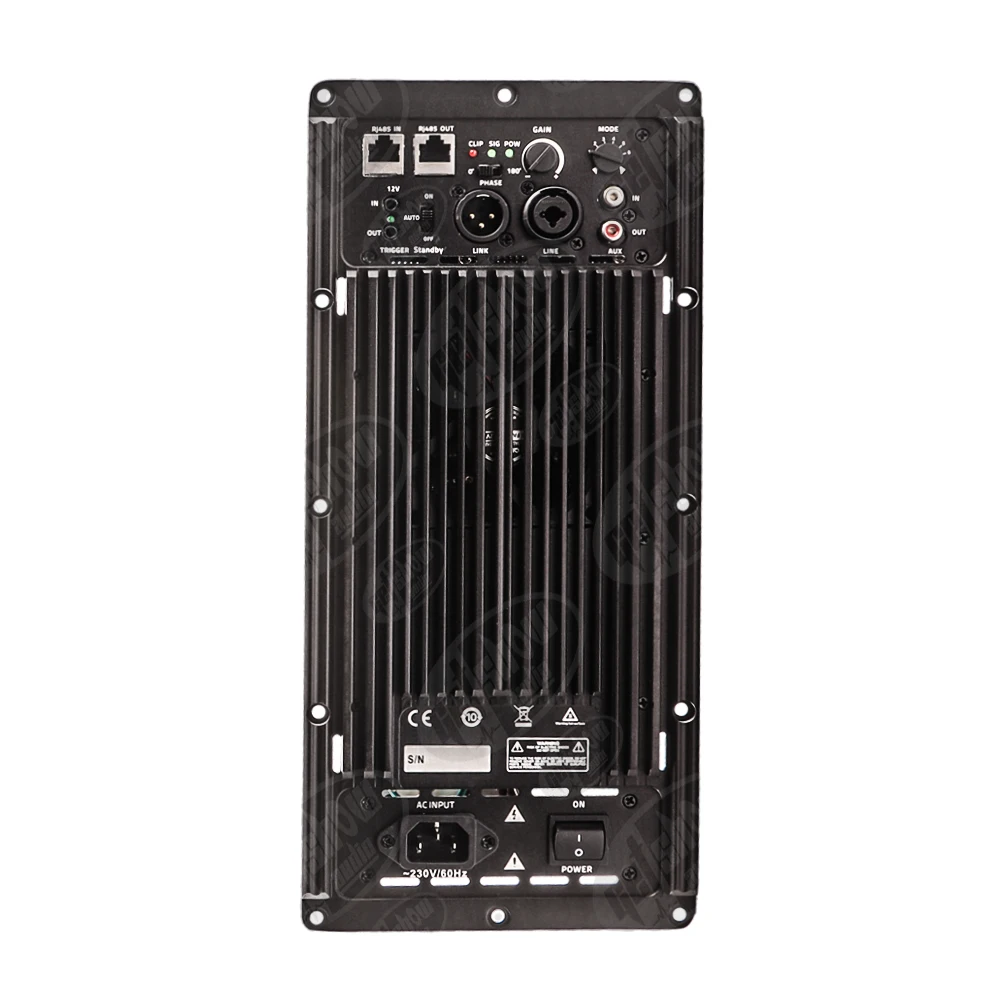 

Professional 2400W Subwoofer Amplifier Module Class D Speaker Plate with DSP Audio Processor Clearance Sale