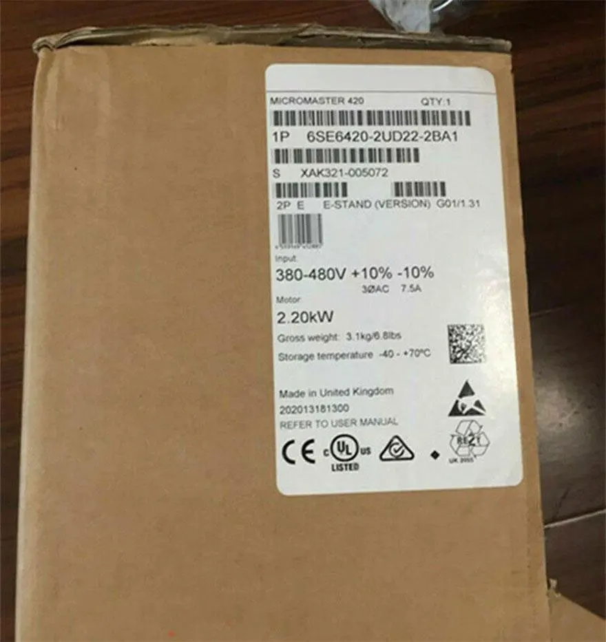 

Brand new 6SE6420-2UD22-2BA1 6SE6420-2UD23-0BA1 6SE6420-2UD24-0BA1 Warrently One-year