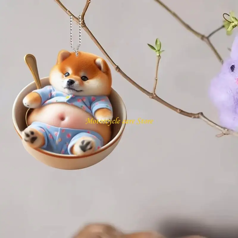 U75F Acrylic Animal Car Accessory Collectible Interior Designs for Auto