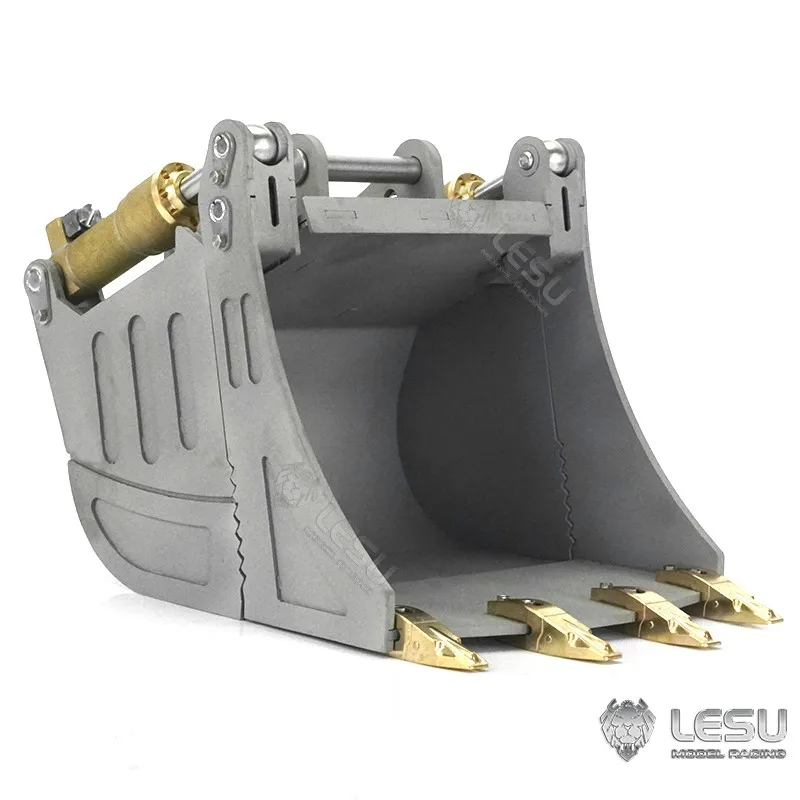 Metal Openable Closable Bucket 1/14 LESU RC Hydraulic Et30H Excavator Outdoor Toys TH19136