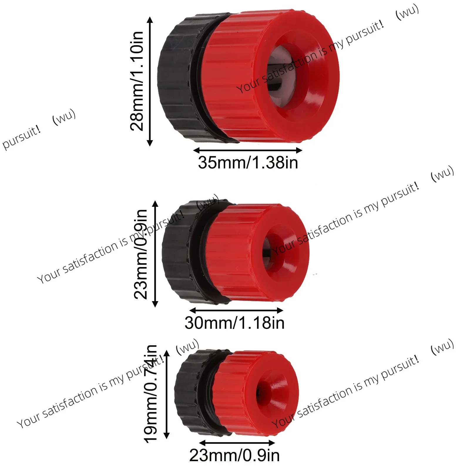 3pcs Adjustable Drill Bit Depth Stop 3-13mm Drill Bit Stop Collar For Carpentry ABS Plastic Drill Bit Limiter Tool