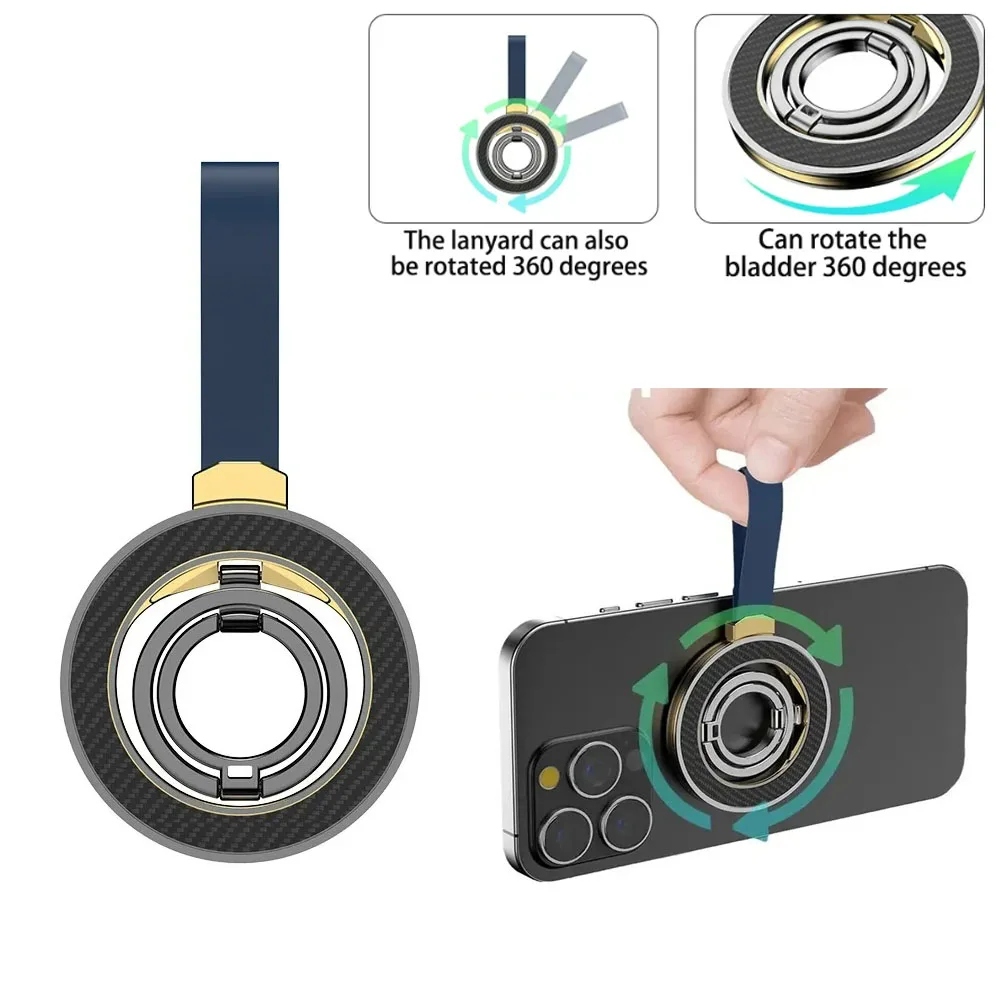 

Magnetic Phone Holder Ring Holder Portable Foldable Bracket for Magsafe IPhone13 14 15 Pro Max Phone Accessories