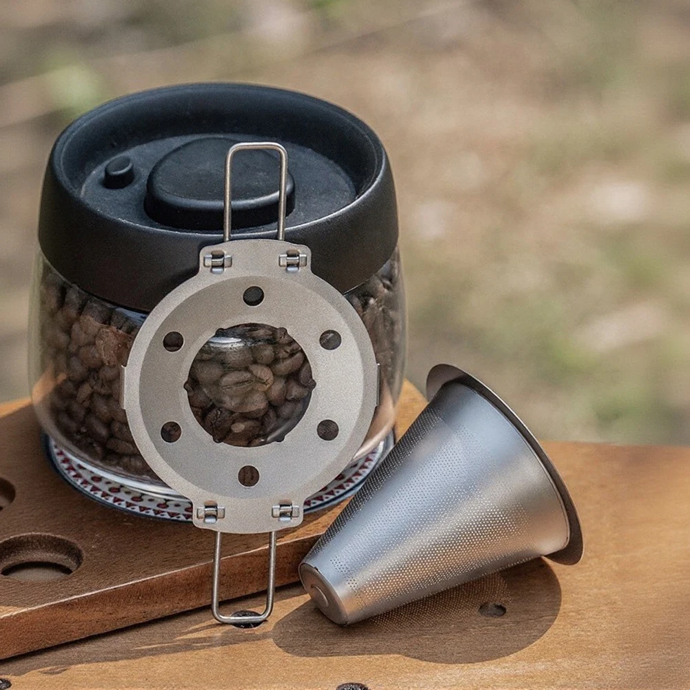 Compatible With Various Coffee Filters Coffee Pour Over Filter Holder Heat Retention Feature Even Water Distribution
