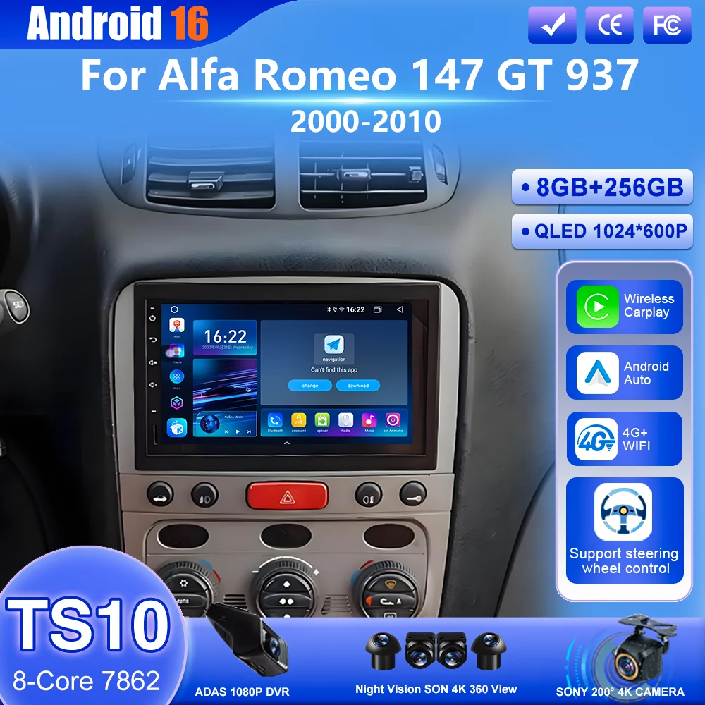 Android 16 Car Radi…