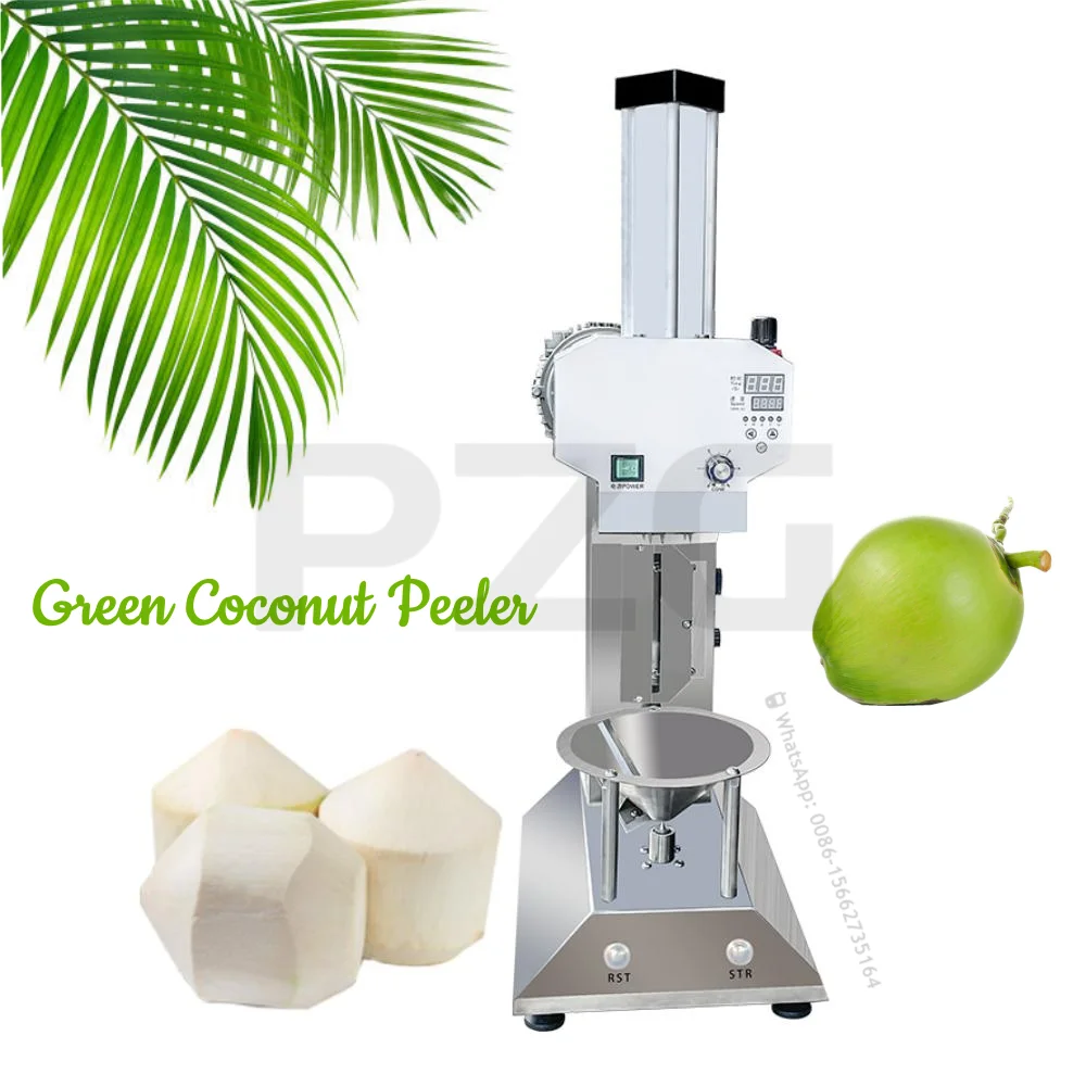 Commercial Manual High Quality Fresh Green Tender Coconut Dehusk Paring Cutter Cut Knife Shell Peel Peeler Machine