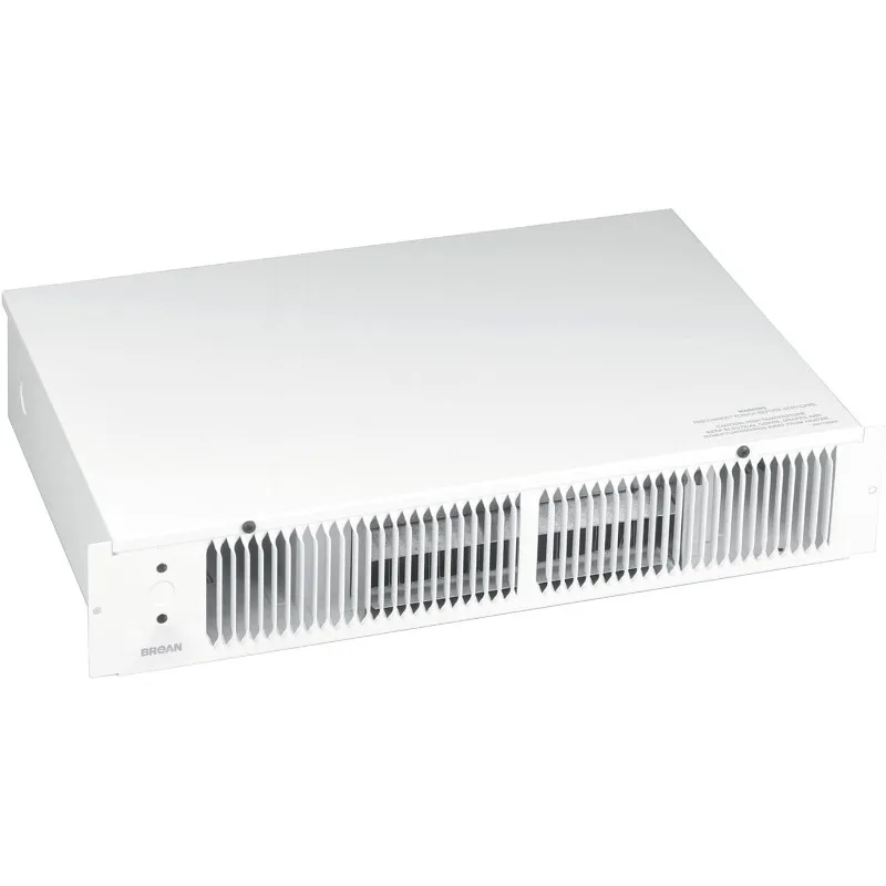 

114 Kickspace Fan-Forced Wall Heater Without Built-in Thermostat, White