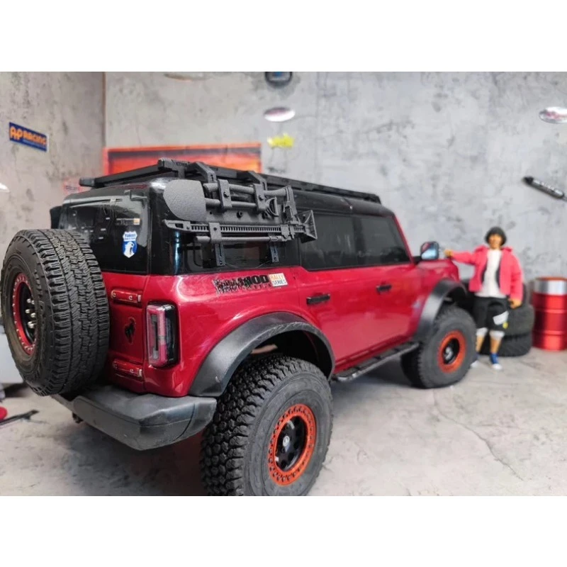 For TRAXXAS Ford Bronco TRX4 1/10 RC Crawler Scale Roof Rack Luggage Rack Appearance Decorative Parts Upgrade Accessories