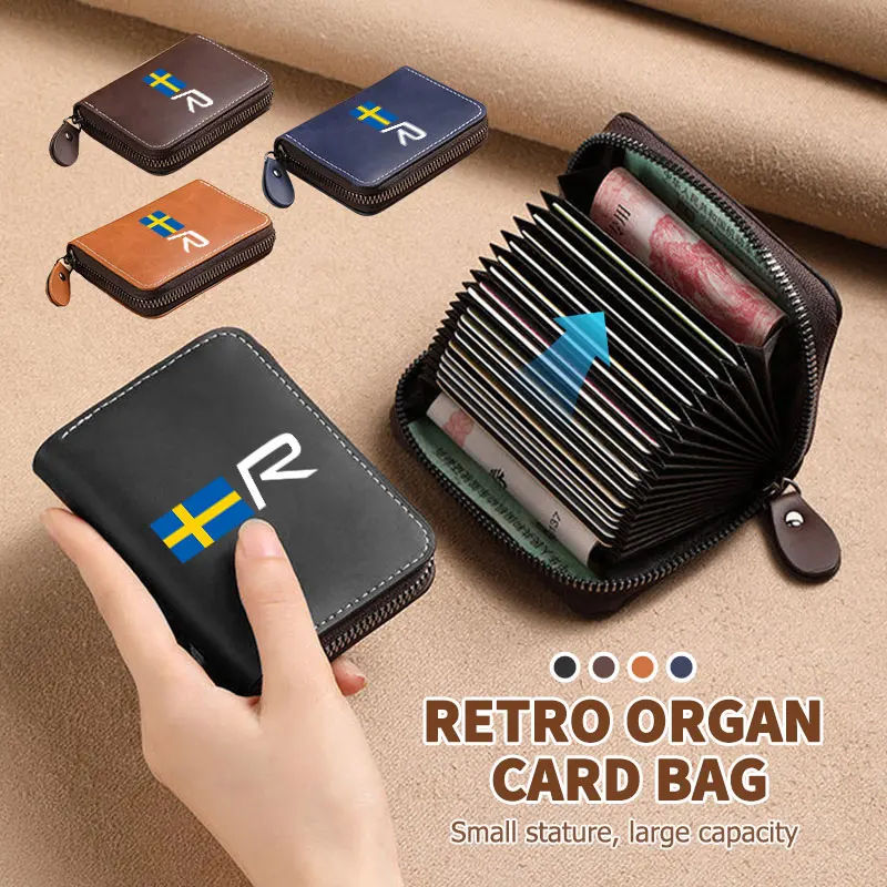 carteira-curta-com-logo-de-carro-porta-cartoes-e-moedeiro-com-botao-automotivo-presente-para-volvo-ex90-xc40-xc60-xc90-v90-s90-s60-v60-v40-s60