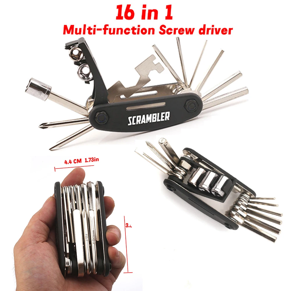 For DUCATI Scrambler 400 800 1100 350 450 Sixty2 Scramler X Holder Screwdriver Tools Tire Repair Maintain Motorcycle Accessories