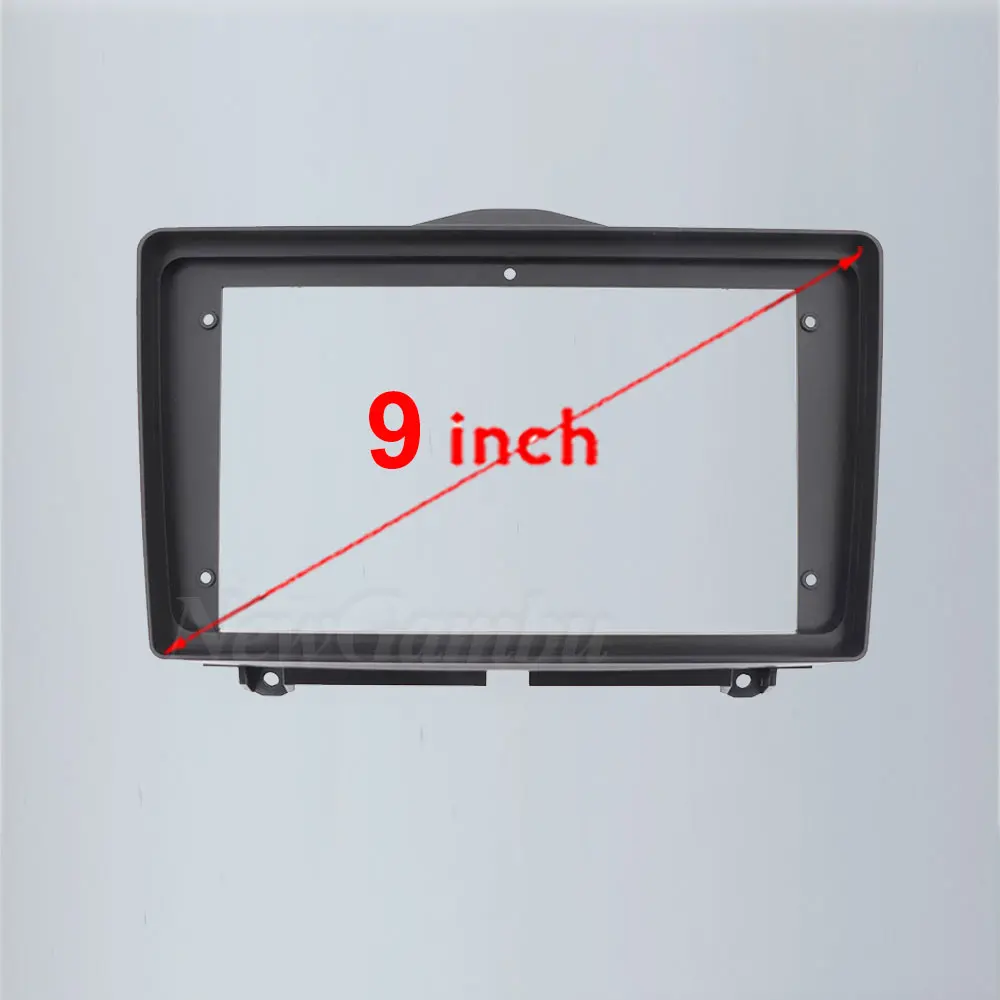 NewGambu 9 Inch Radio Fascia fit For LADA Granta 2018 2019 Frame DVD Player Install Surround Trim Panel Audio Frame Cover