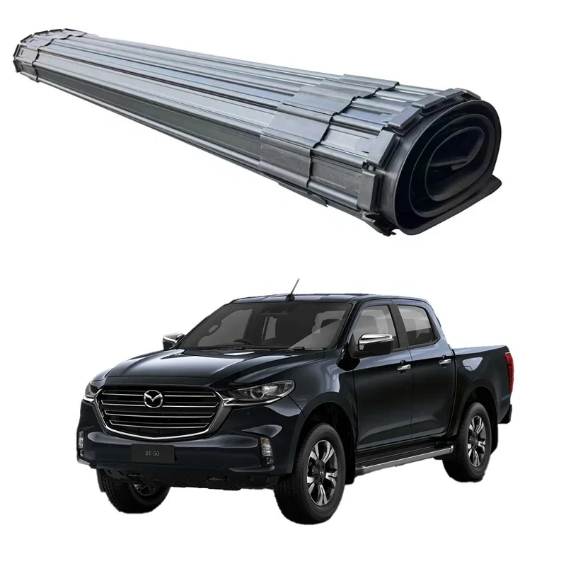 4x4 accessories roller shutter tonneau cover pickup camper Hard roll-up bed cover for back cover mazda bt-50 2017