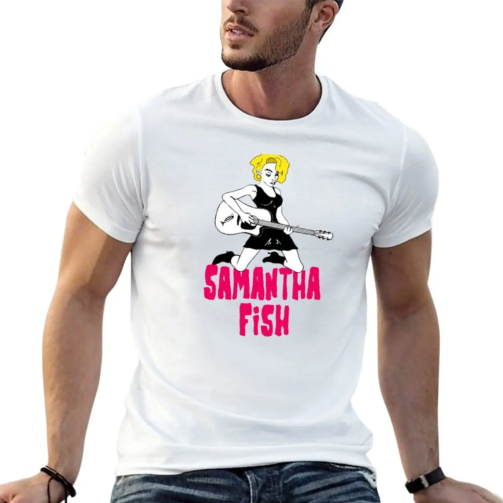 Samantha Fish T-Shirt cotton t shirt man man t shirts cotton t shirt men 100% cotton luxury brand T-shirt