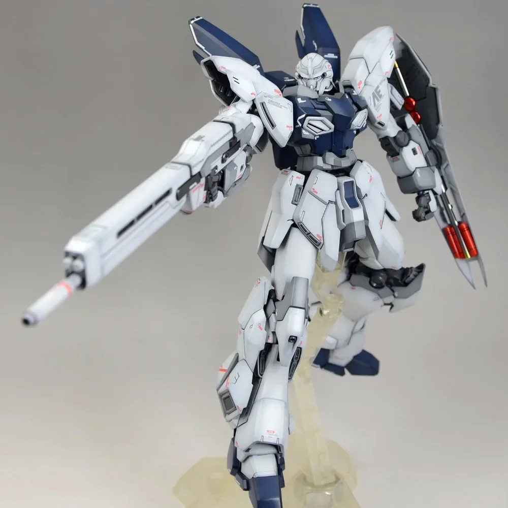 子供のための箱付きのモバイル漫画の服,モデルdabanアセンブリ,Sinanju Stein ver.ka,neo zeon,ロボットのおもちゃ,6623 mg,1/100, MSN-06S