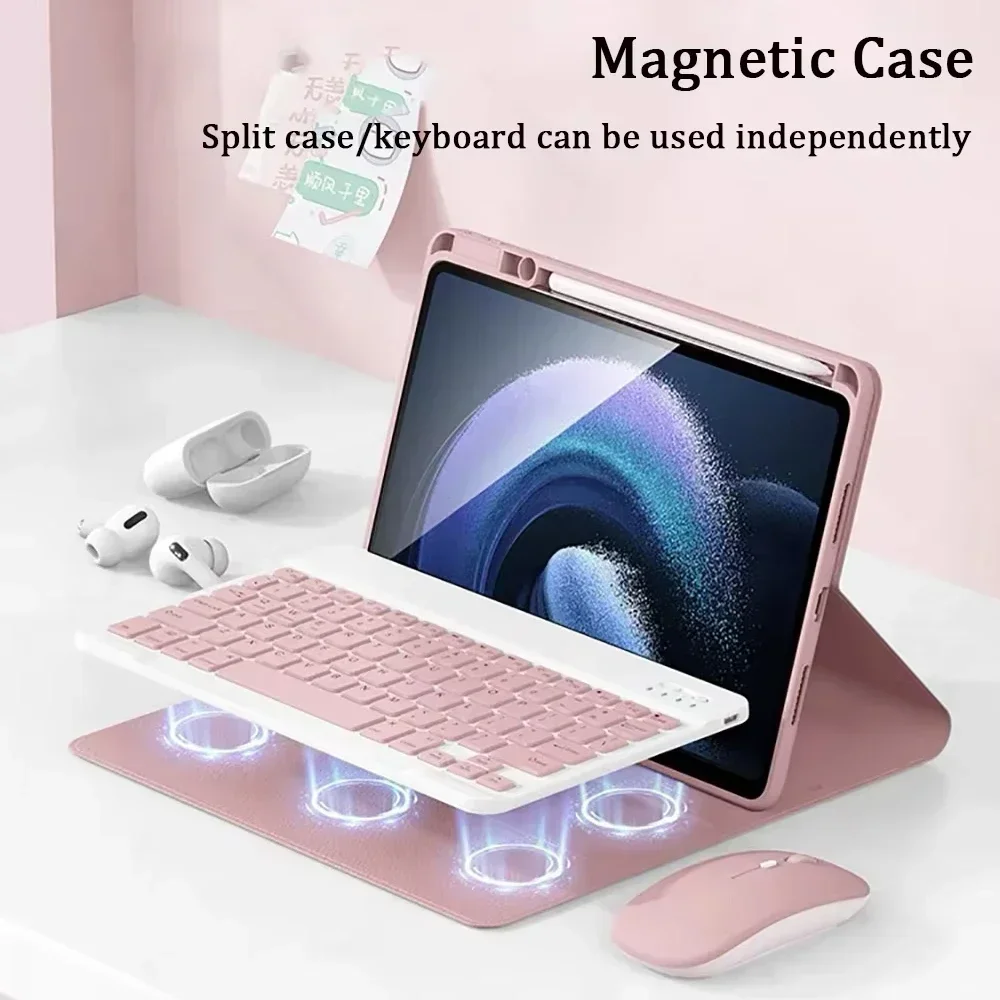Case For Xiaomi Redmi Pad SE 11 Inch, Bluetooth Wireless keyboard cover Redmi Pad SE 11inch Accessories Magnetism image 4