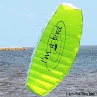 New Outdoor Fun Sports Power Dual Line Stunt Parafoil Parachute  Sports Beach Kite For Beginner