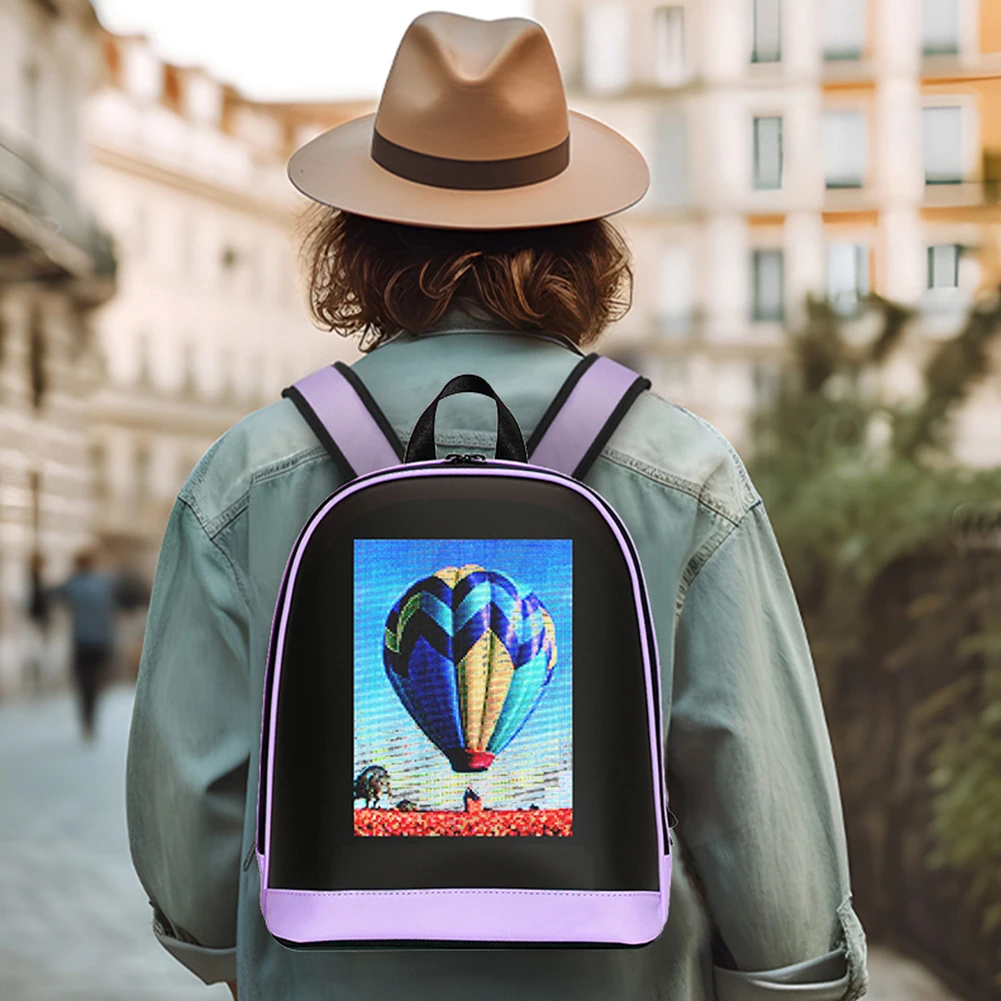 

LED Advertising Backpack APP Control Advertising Business Bag Waterproof Outdoor Pixel Screen Bag for Men Women