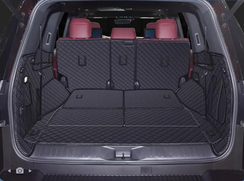 

Special car trunk mats for Toyota Land Cruiser 300 7 seats 2025-2022 boot carpets cargo liner mat luggage cover for LC300 2026