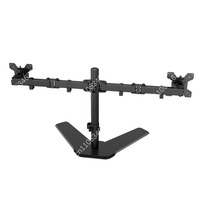 Monitor Stand 14-27 Inch Desk Clamp Mobile Multi Application Free Rotation Dual Screen Neck Protection