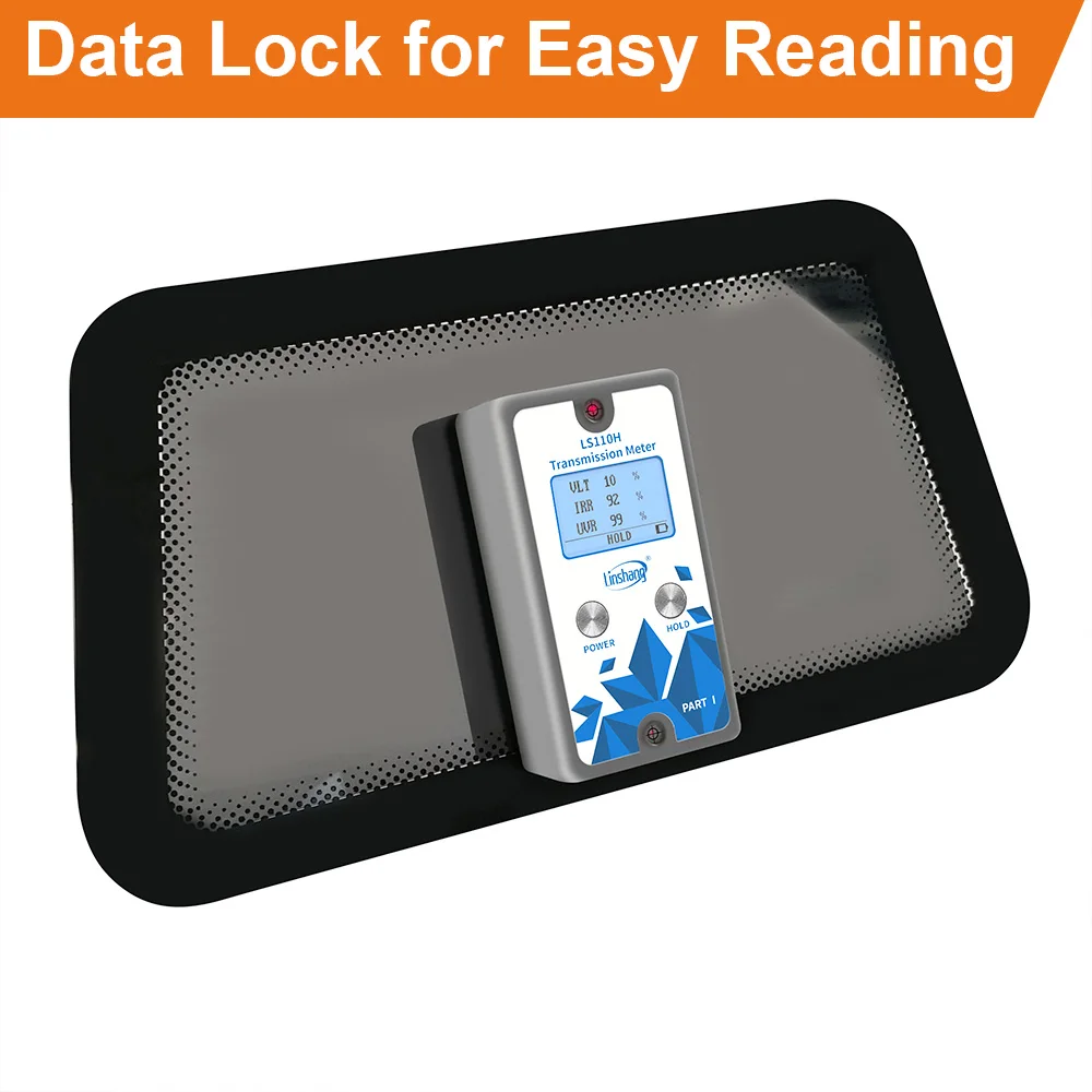 LS110H 1400nm IR Window Tint Glass Light Transmittance Detection Split Solar Film Tester Window Tint Meter for Car view 6