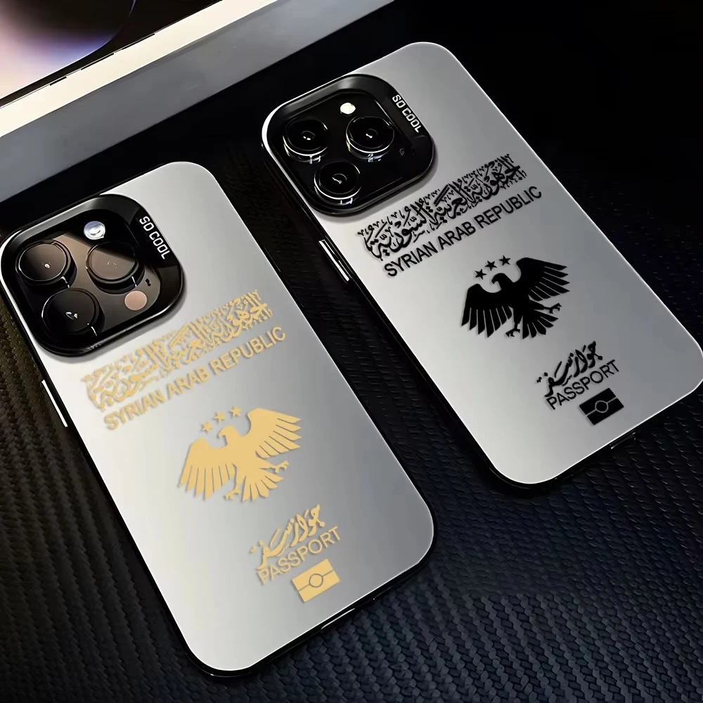 Новый чехол для телефона с рисунком паспорта Сирии для iPhone 17 Air 16e 16 Pro Max 15 14 Plus 13 12 Mini 11 Противоударная силиконовая задняя крышка Новый чехол для телефона с рисунком паспорта Сирии для iPhone 17 Air 16e 16 Pro Max 15 14 Plus 13 12 Mini 11 Противоударная силиконовая задняя крышка
