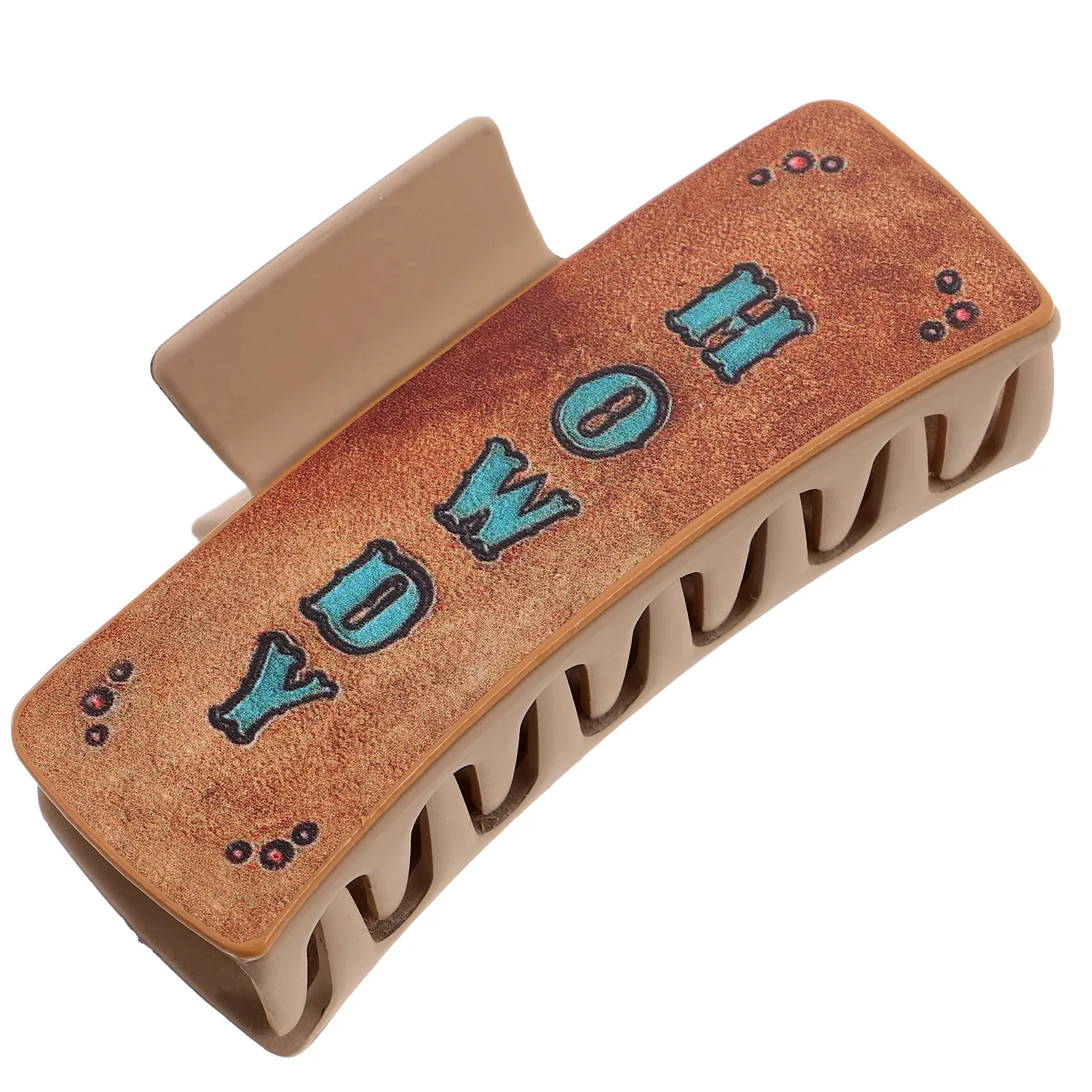 

Заколка для волос с большим западном письмом для женщин, аксессуары для густых волос, стильный дизайн, летние вечеринки, подружки невесты