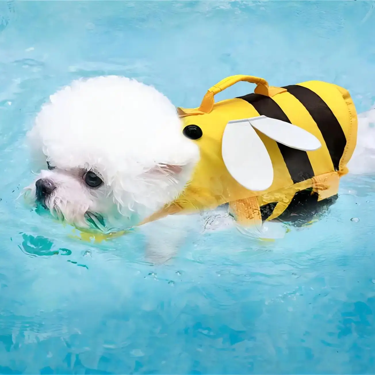 Pet Lifesaving Swimsuit Small and Medium-sized Dog Teddy Bear Pet Cat Clothing Adjustable Dog Swiming Pool Camp Soft Swimsuit