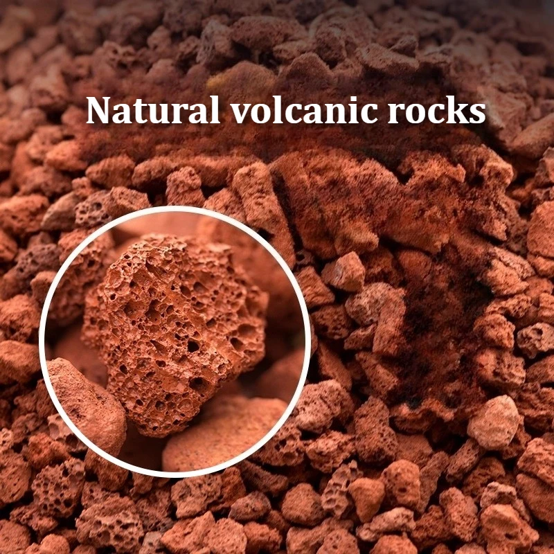 

500g/1000g Natural Red Volcanic Rock Particle Succulent Plants Flower Nutrient Soil Aquarium Surface Decoration Filter Material