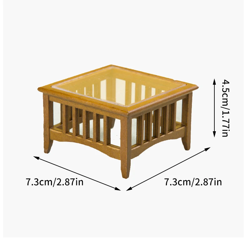 Dollhouse Miniature Furniture Acessórios, Simulation Tea Table Modelo, Dolls House, Decoração da sala, 1:12