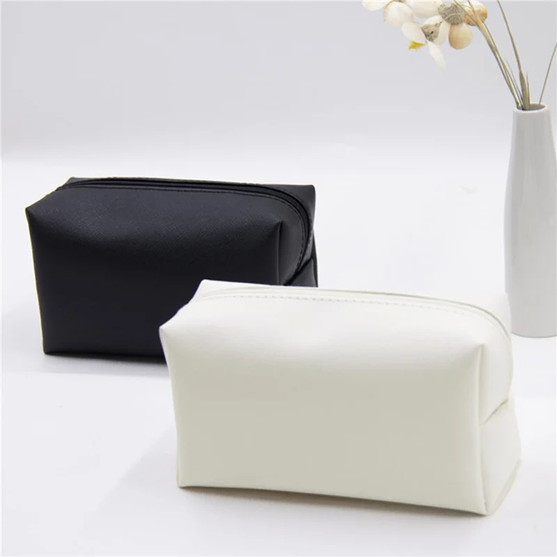 1/2/3pcs Girls Cosmetic Bag PU Leather Makeup Handbag Women Travel Toiletry Wash Storage Pouch Waterproof Organizer Make Up Case