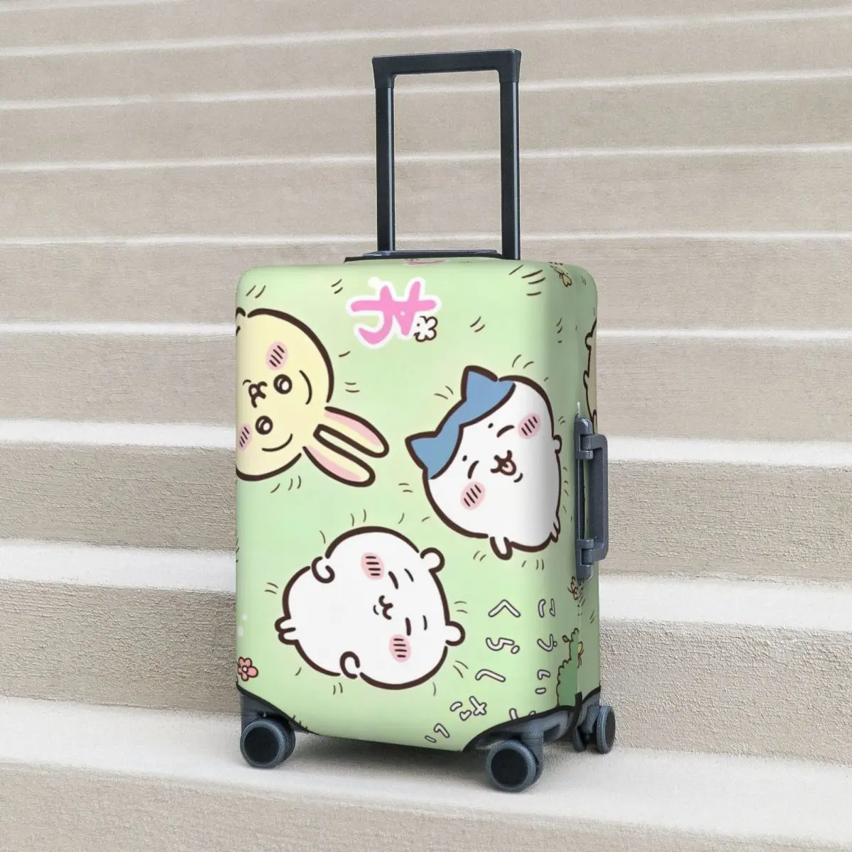 Kawaii Chiikawa Cartoon Suitcase Cover Holiday Business Fun Luggage Supplies Protection