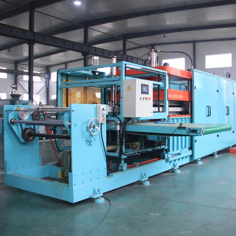 Professional Automatic PE PLA Paper Safe Take Away Vendor Meal Plate Tray Fast Food Box Making Forming Machine