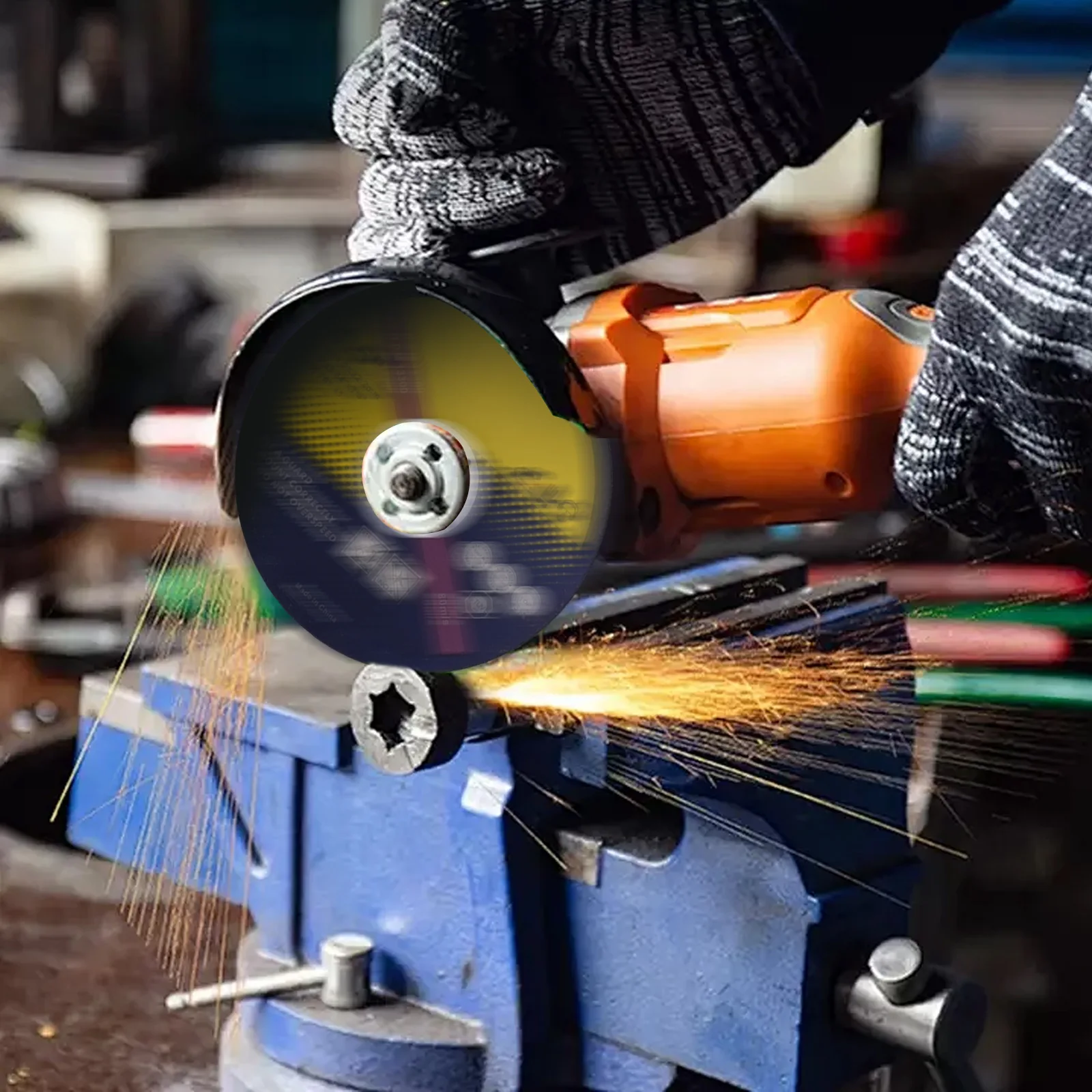 4. disco de aço inoxidável do corte de 5 polegadas, discos de alta qualidade do corte, velocidade máxima de 80 ms, construção da multi-camada