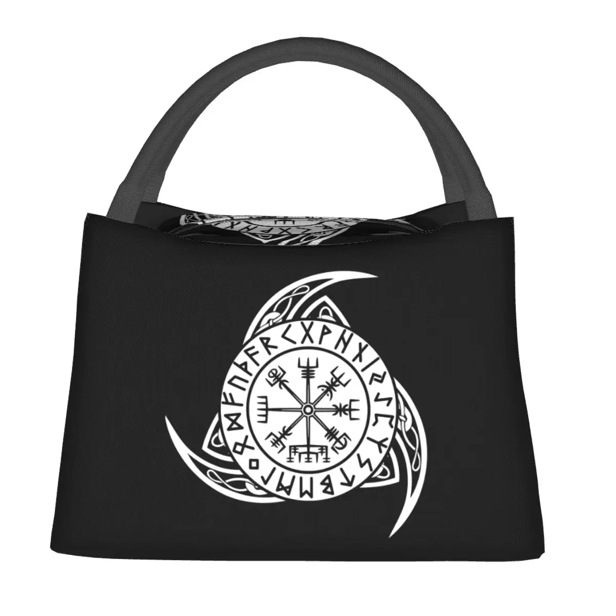 

Сумка-холодильник для обедов в скандинавском, викингском и кельтском стиле для женщин и детей, портативный термоконтейнер для еды, сумка-тоут