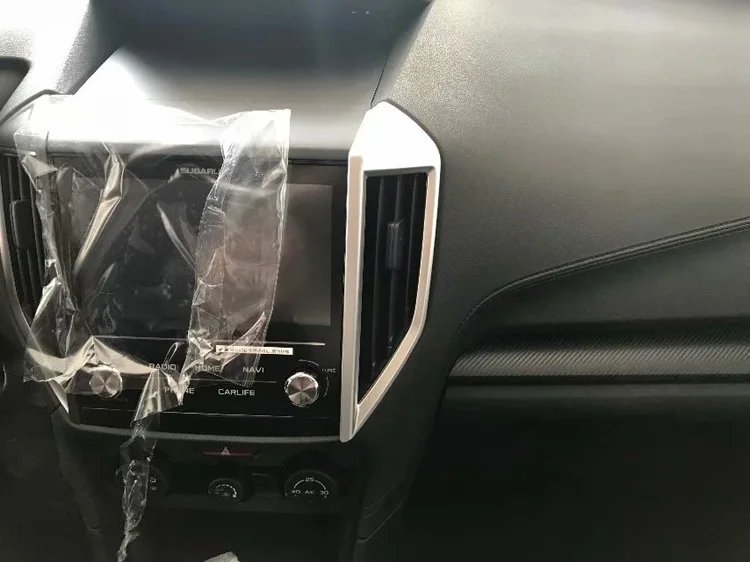 

Car Accessories Air Vent Outlet Cover Dashboard Trim Bezel Frame Molding Garnish Accent Styling For Subaru XV 2018 2019 2020