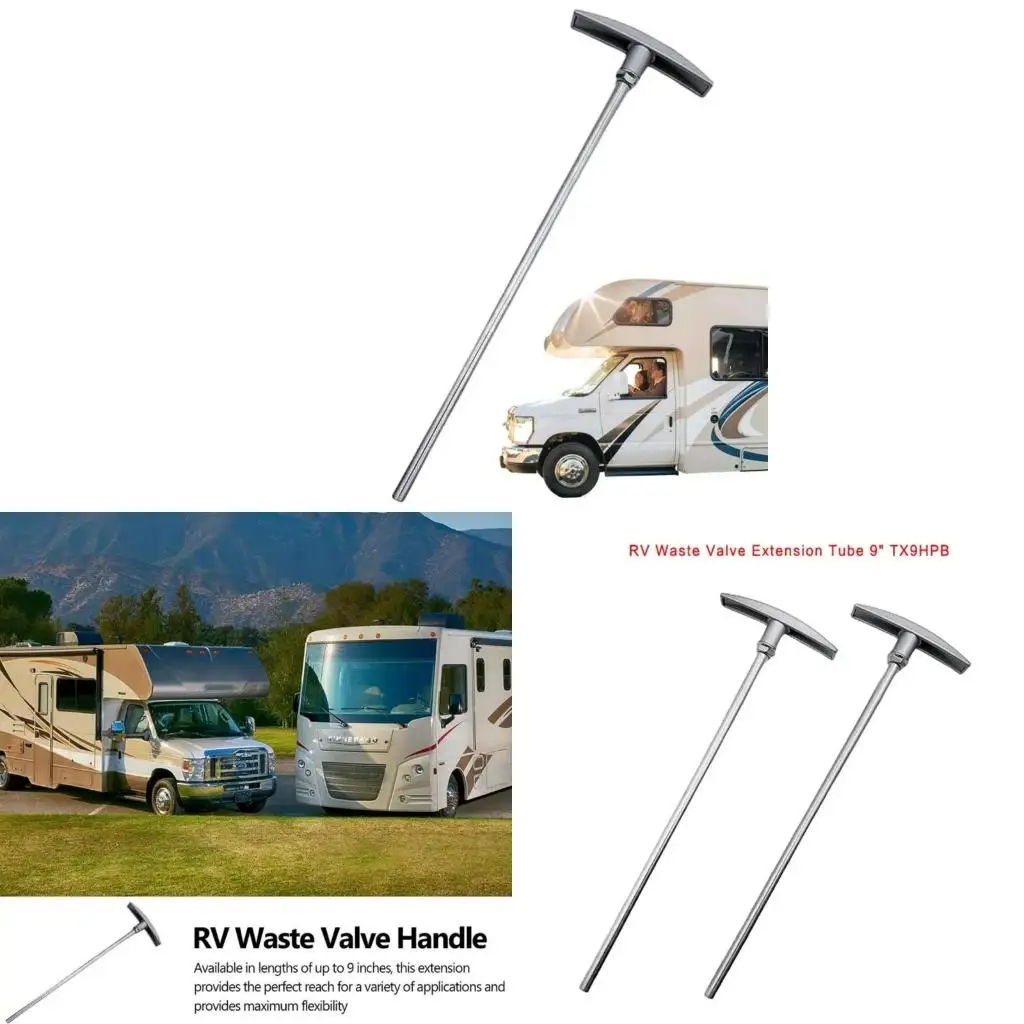 

9 -дюймовые клапаны отходов ручка стержня с стержней с ручкой канализационные автомобильные туристы. Замена стержня.