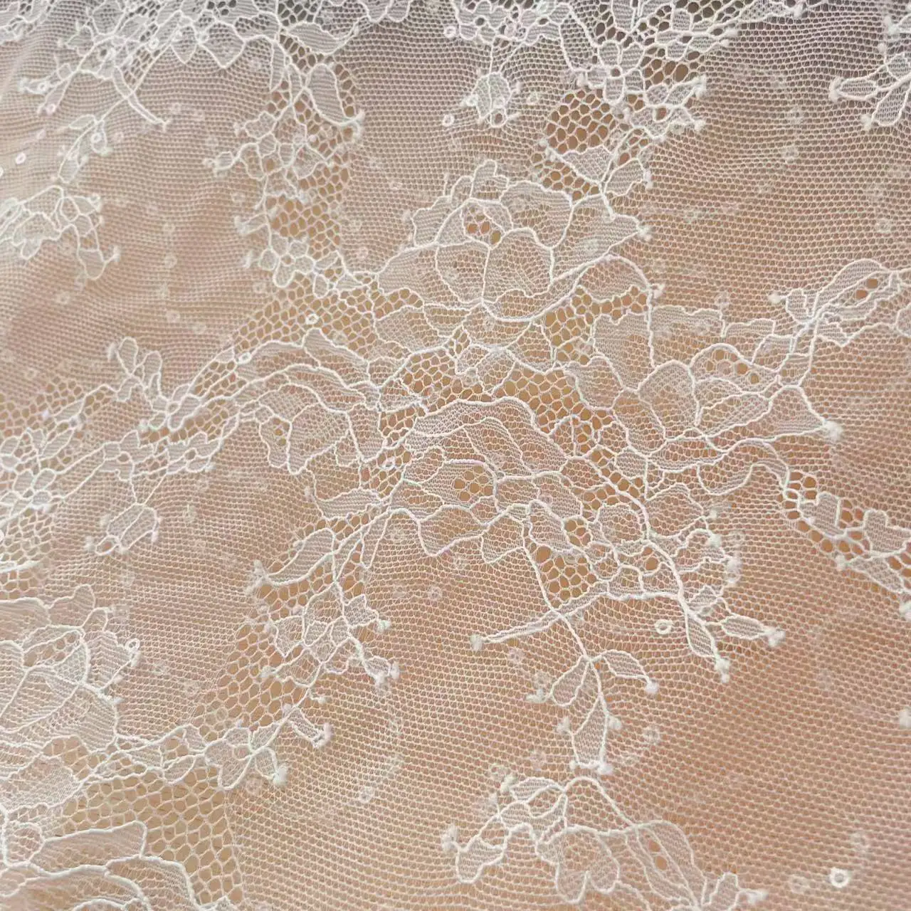 Neue Mesh Pailletten Blume Basis Weiche Spitze Hochzeit Kleid Kinder Kleidung Vorhang Kleid Tasche Dekorative Stoff RS 253182 – Detail 3