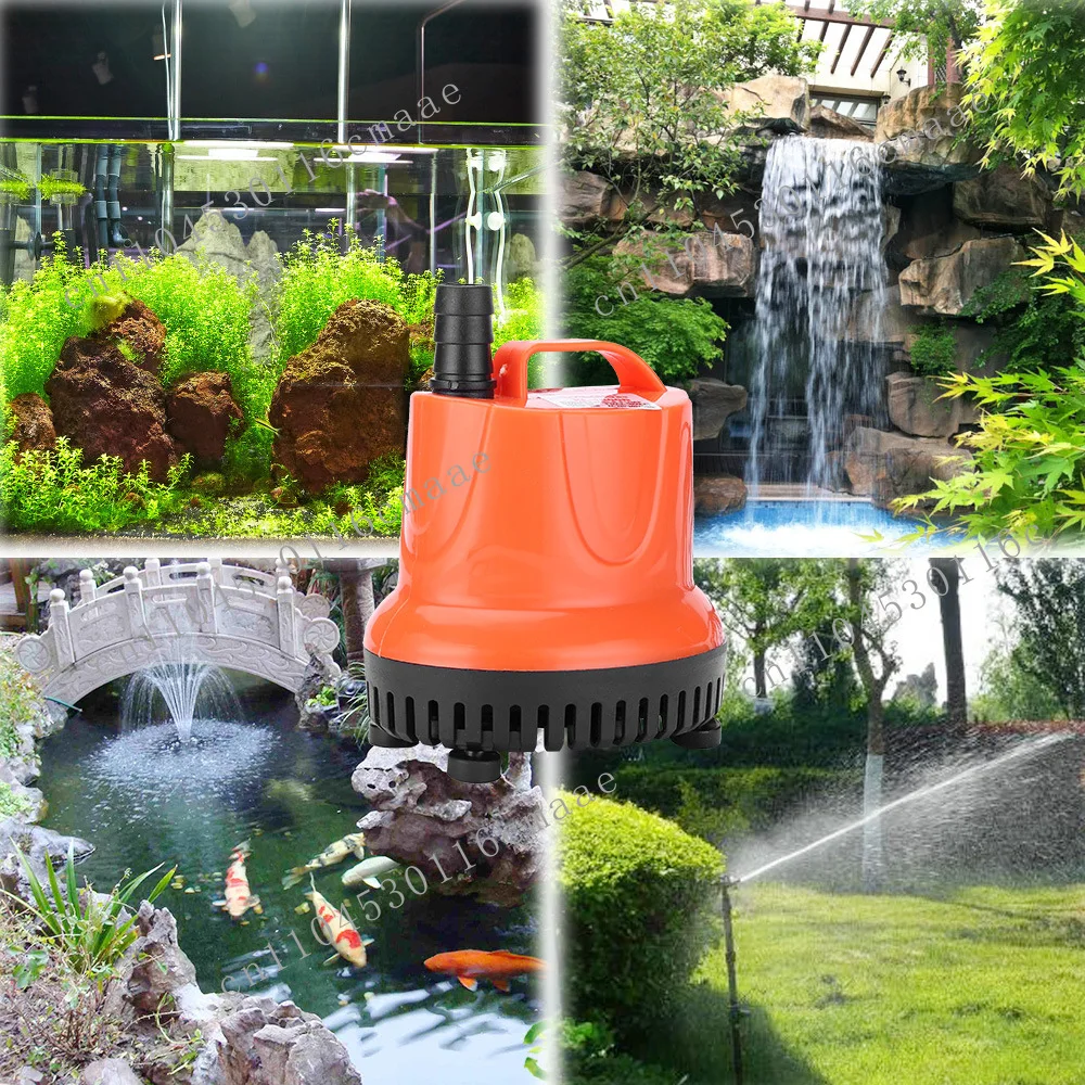 110W 30W 4500L/H adjustable circulation multifunctional bottom suction silent diving fish tank aquarium water pump