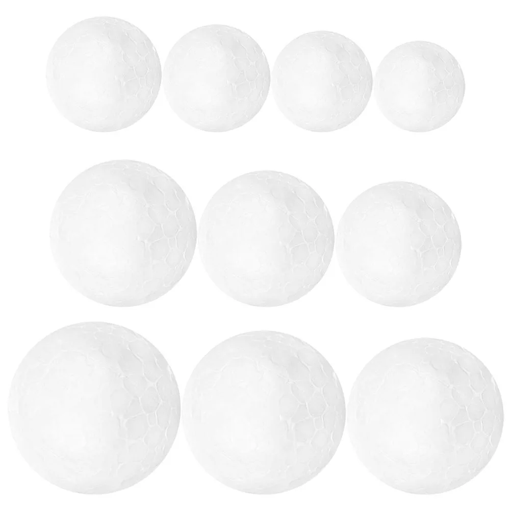 

100Pcs White Foam Balls for DIY Crafts Wedding Christmas Festival Decor Craft Supplies Party Props Ball Wedding Ball Decor