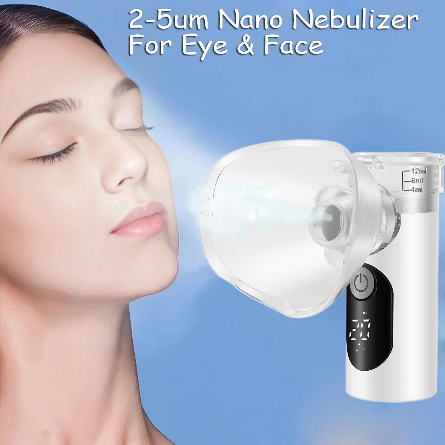 Mini Household USB Mist Facial Sprayer Humidifier Nebulizer Face Steamer Moisturizing Beauty Instruments Face Skin Care Tools