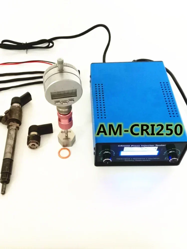 AM-CRI250 Piezo Common Rail Injector LCR Pulse Tester Crystal Resistance Capacitance Insulation Dynamic Lift Travel Test