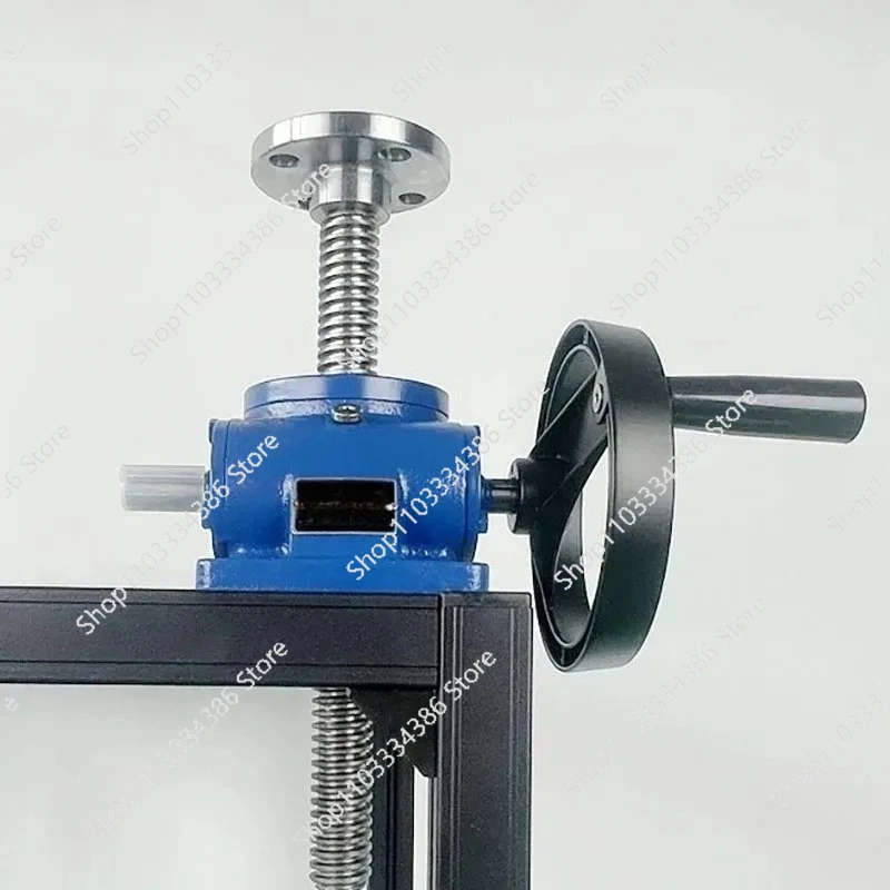 Screw Li-ft Hand-Cranked Manual Lifting Platform Small Lifting Platform Electric Four Linkage Screws
