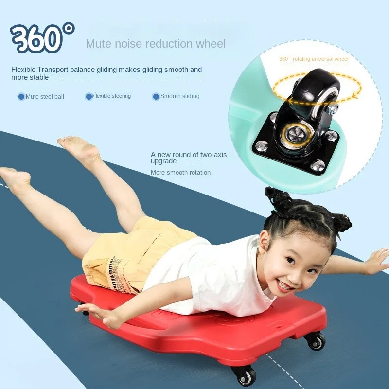 Children's Four-wheel Scooter Home Vestibular Sensory Training Toy, Balance Board, Kindergarten Outdoor Sports Scooter Inmotion